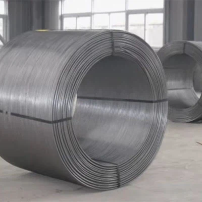 Kawat Teras Kalsium Silikon Ketulenan Tinggi Dengan Kekotoran Rendah